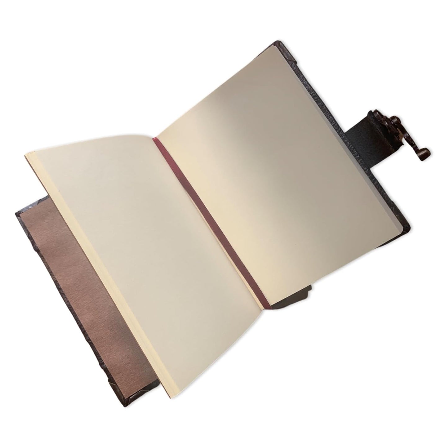 Mystic Ruins – Saddle Earth Edition Leather Journal with Vintage Clasp