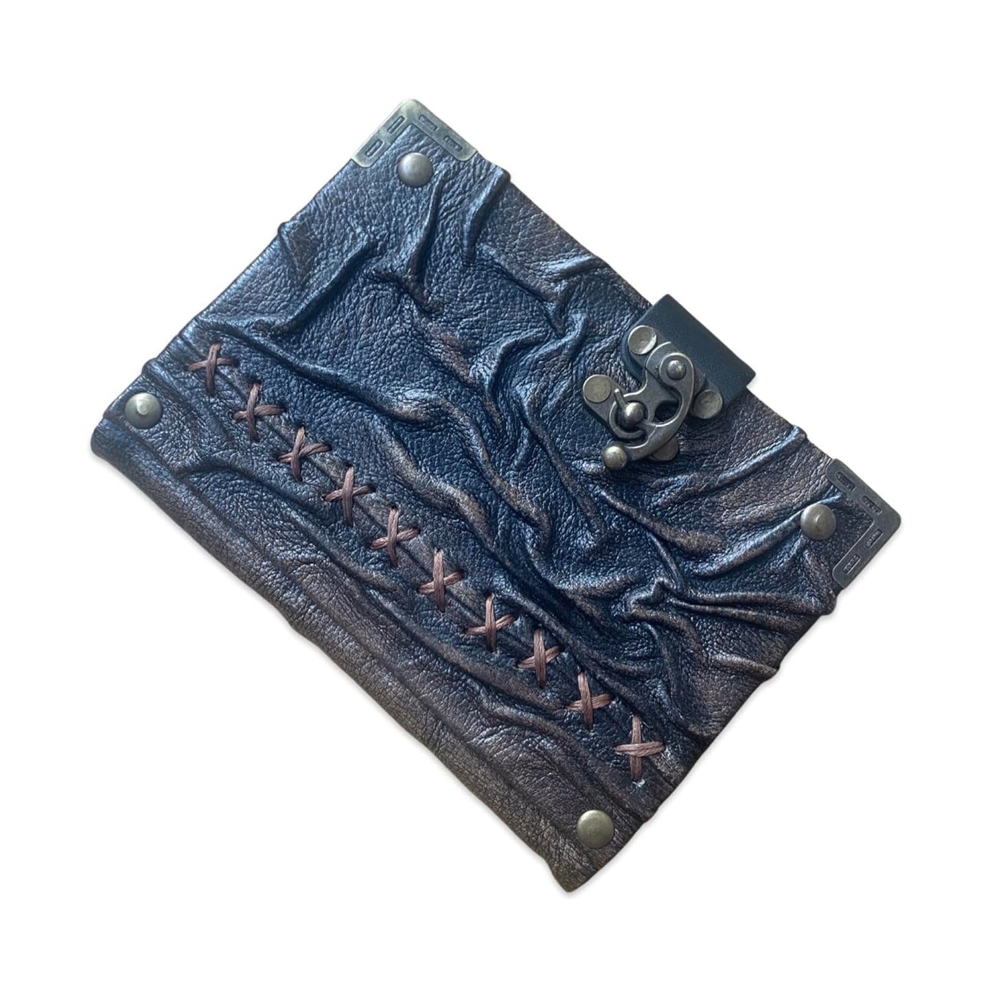 Mystic Ruins – Saddle Earth Edition Leather Journal with Vintage Clasp
