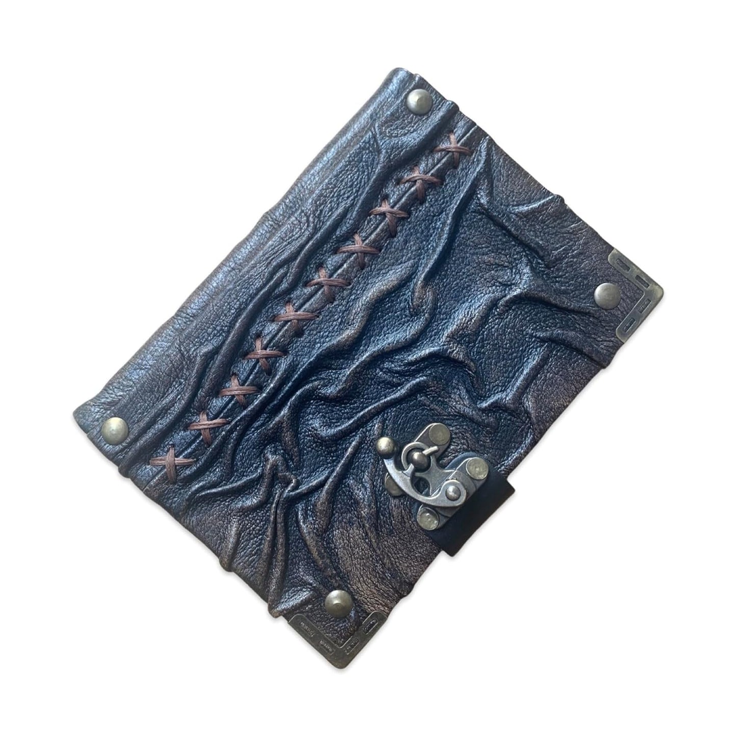 Mystic Ruins – Saddle Earth Edition Leather Journal with Vintage Clasp
