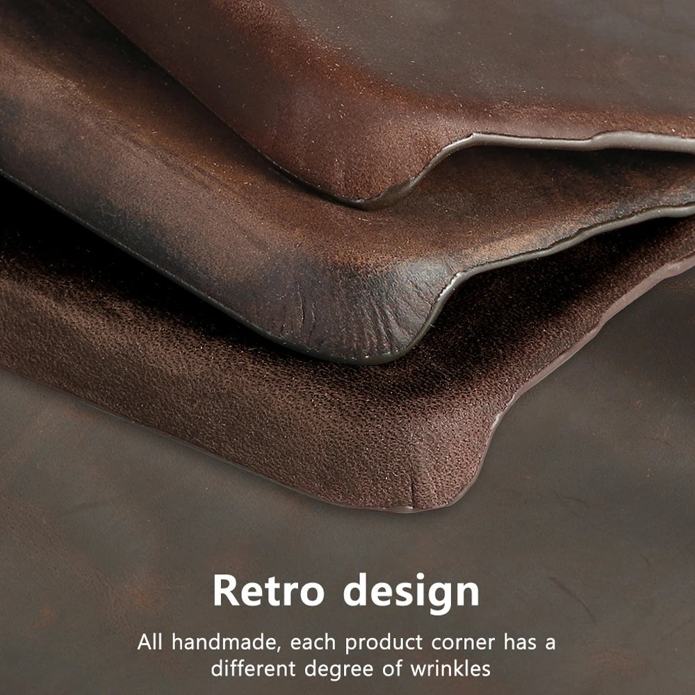 Magsafe Leather Shell Case for iPhone - Dark Brown