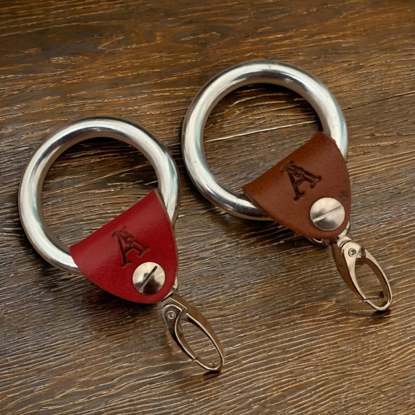 Stainless Steel Keyring - Custom Initial Key Ring
