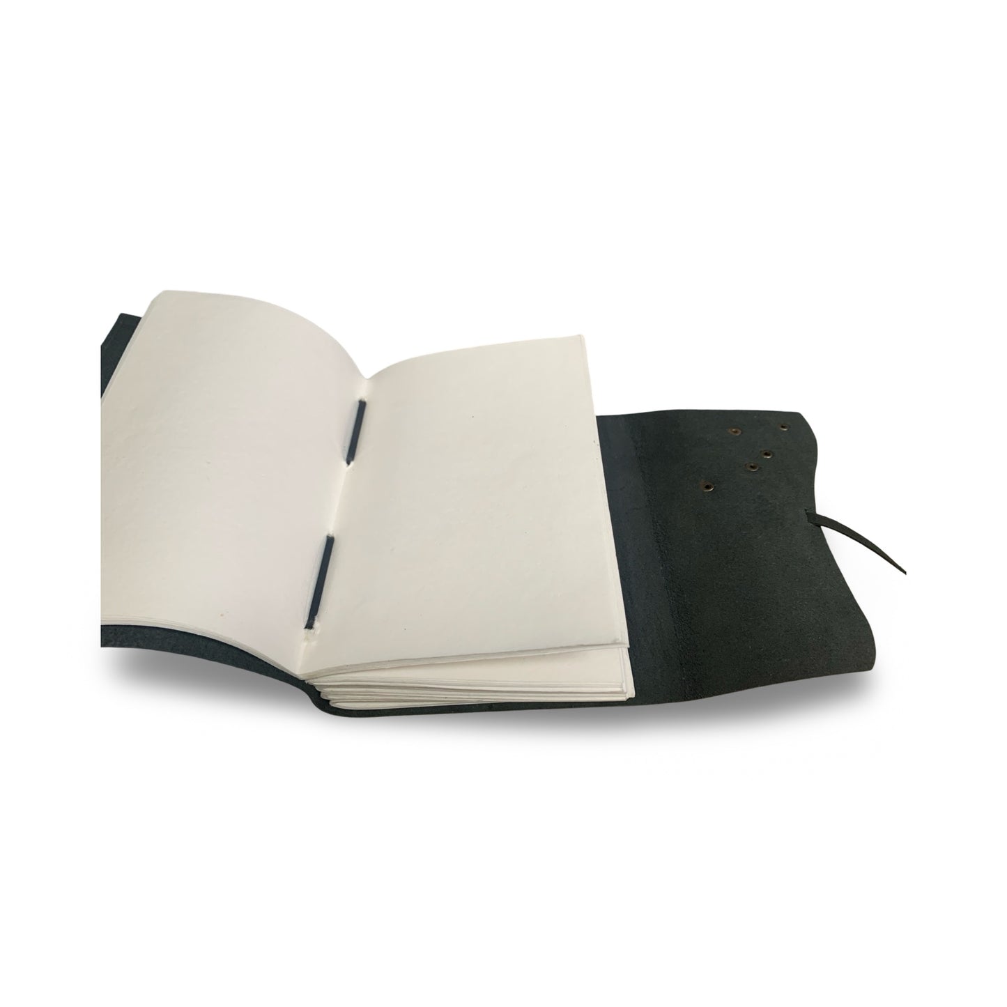 ChronoGear Wraparound Leather Journal – Steampunk Edition - Shadowforge Black