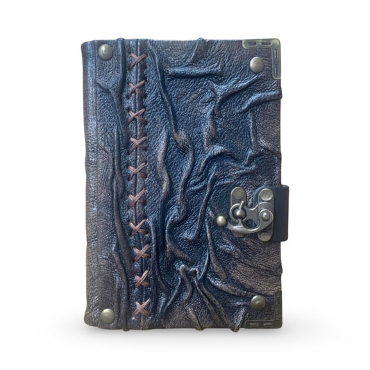 Mystic Ruins – Saddle Earth Edition Leather Journal with Vintage Clasp